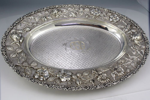 jenkins and jenkins sterling repousse tray
