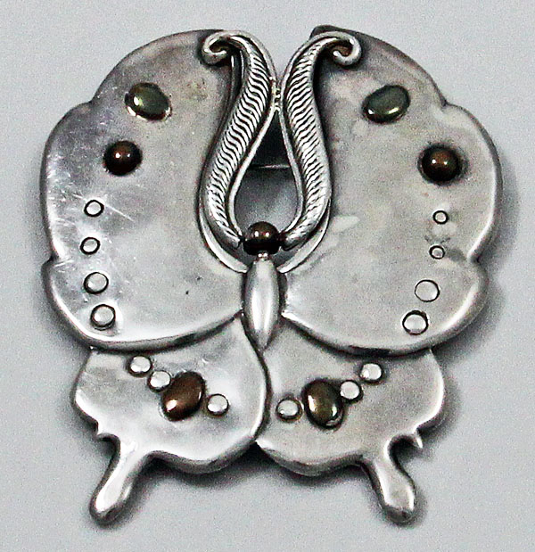 Spratling sterling butterfly pin