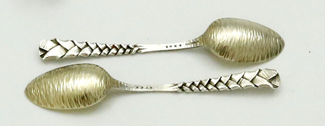 Durgin antique sterling silver coffee spoons