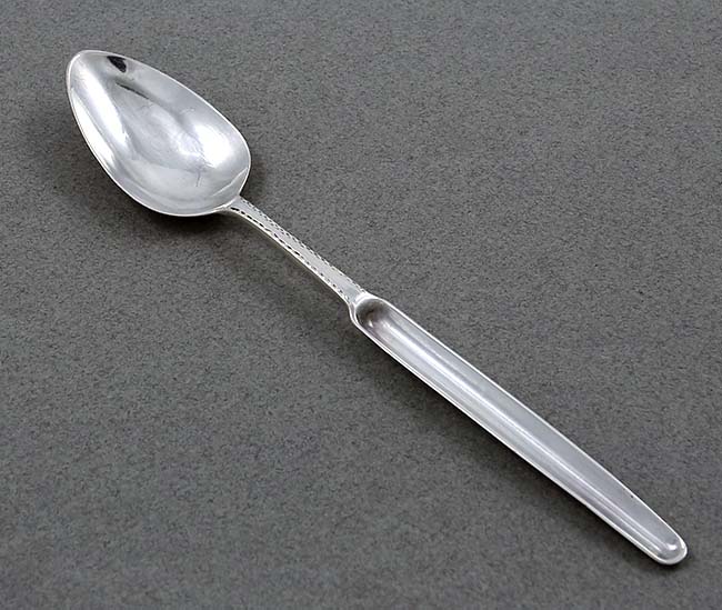 Irish silver marrow spoon and scoop