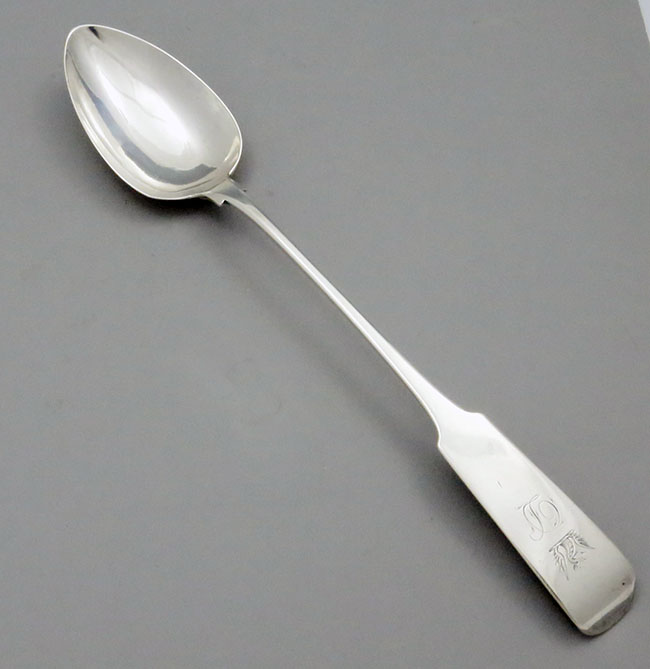 Irish silver stuffing spoon Dublin 1806
