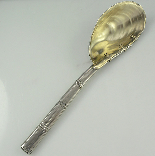 gorham sterling bamboo serving spoon