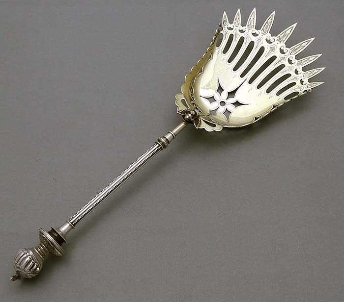 George Sharp spinach fork with mouse and helmet
