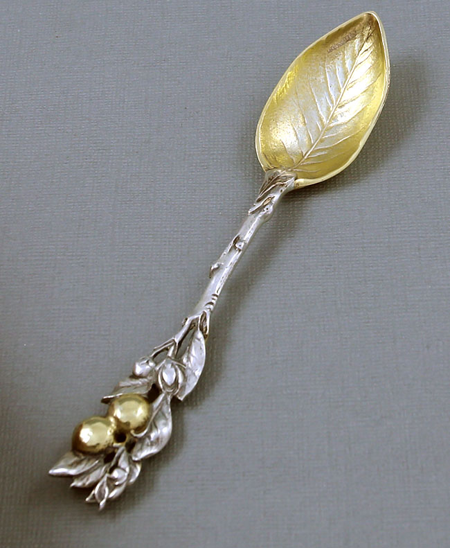 Gorham H33 orange spoons antique sterling silver