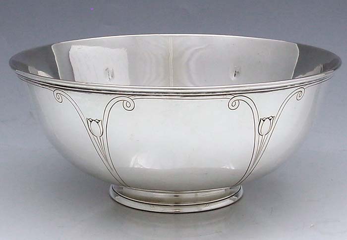 Arthur Stone Boston bowl with engraving
