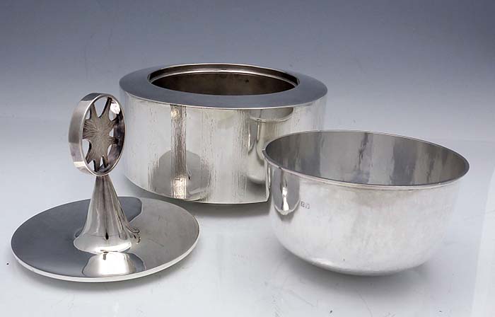 Peter Donovan Irish silver ice bowl with liner