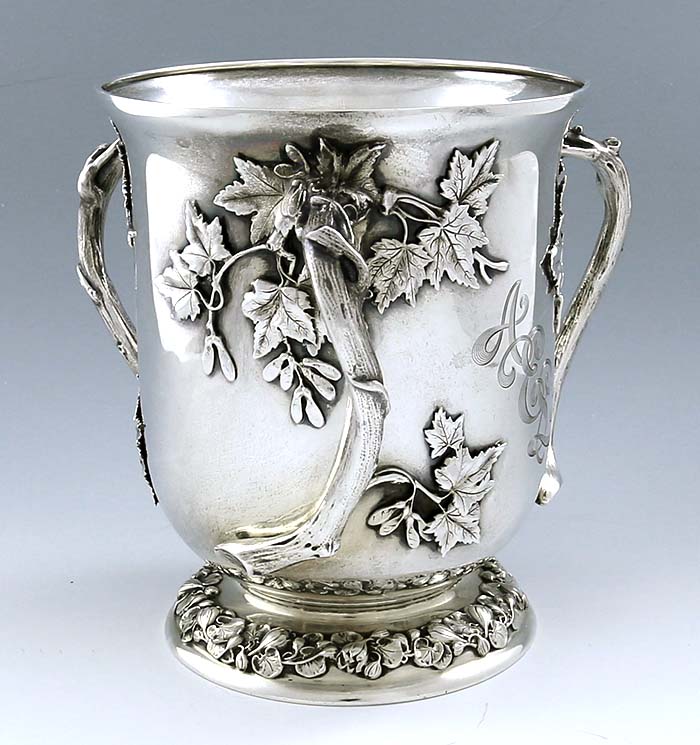 Gorham sterling naturalistic loving cup