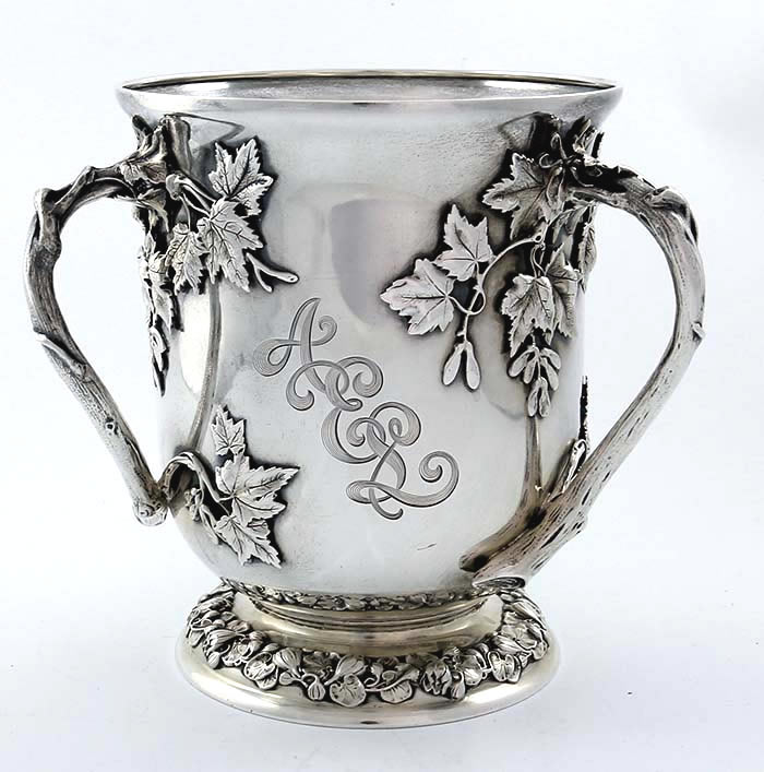 Gorham sterling naturalistic loving cup