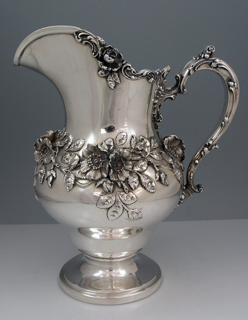 Graff Dunn and Washbourne antique sterling silver pitcher