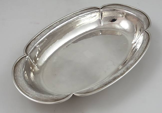 Kalo oval sterling bowl Chicago and New York style 600 and M