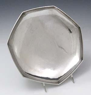 Kalo sterling silver hammered tray