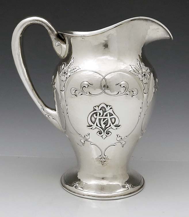 Lebolt antique sterling silver pitcher