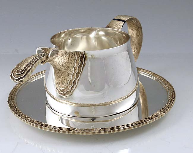 Mappin and Webb pair of sterling silover sauceboats
