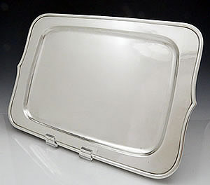 Porter Blanchard sterling silver tray hand hammered
