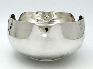 Tiffany modern sterling silver fruit bowl