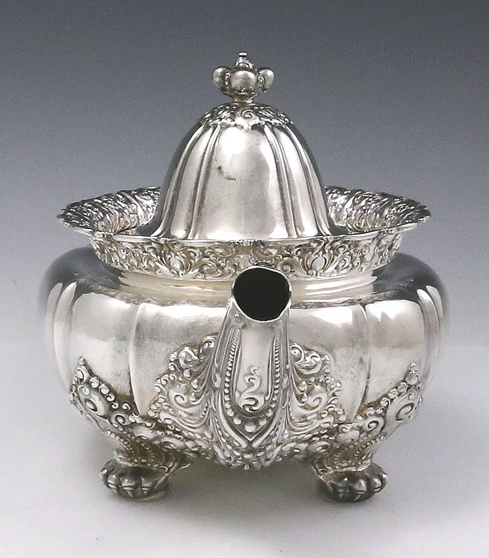 Tiffany sterling ornate teapot