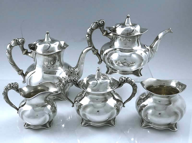 International sterling tea set 