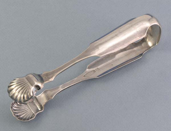hildeburn and watson coin silver tongs