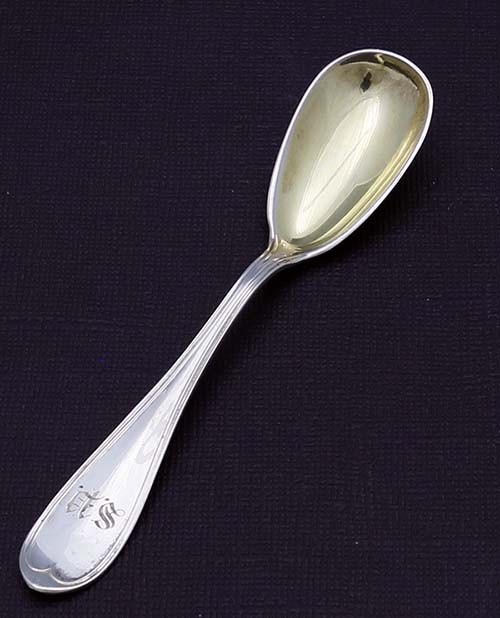 Shreve Brown & Co sterling egg spoons