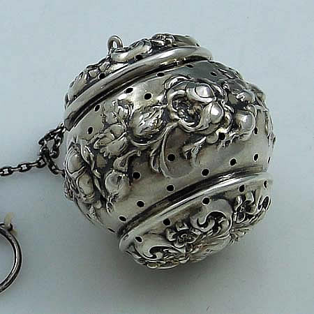 Simmons sterling silver tea ball