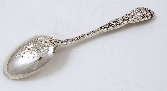 Tiffany Chrysanthemum sterling stuffing spoon