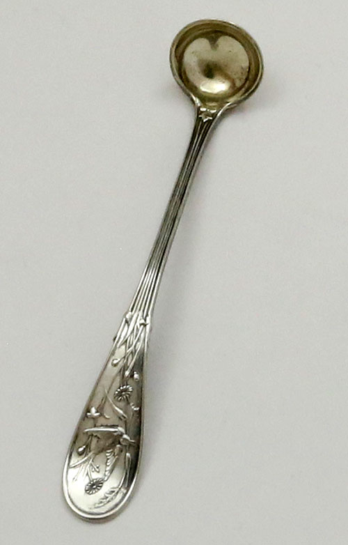Tiffany Japanese antique sterling silver mustard ladle