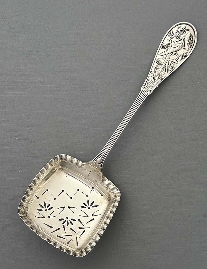Tiffany Japanese pea server sterling silver antiques