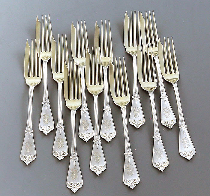Tiffany Beekman sterling pastry forks