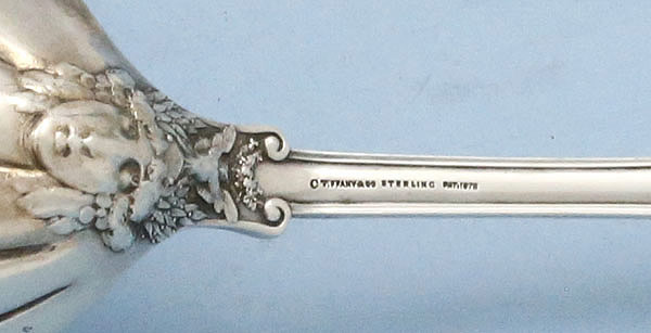 Tiffany Olympian markings on serving spoon