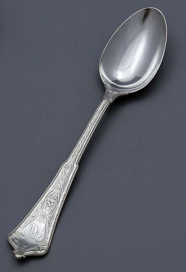 Tiffany Persian sterling oval soup spoons or dessert spoons