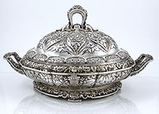 Tiffany sterling tureen from the Mackay service