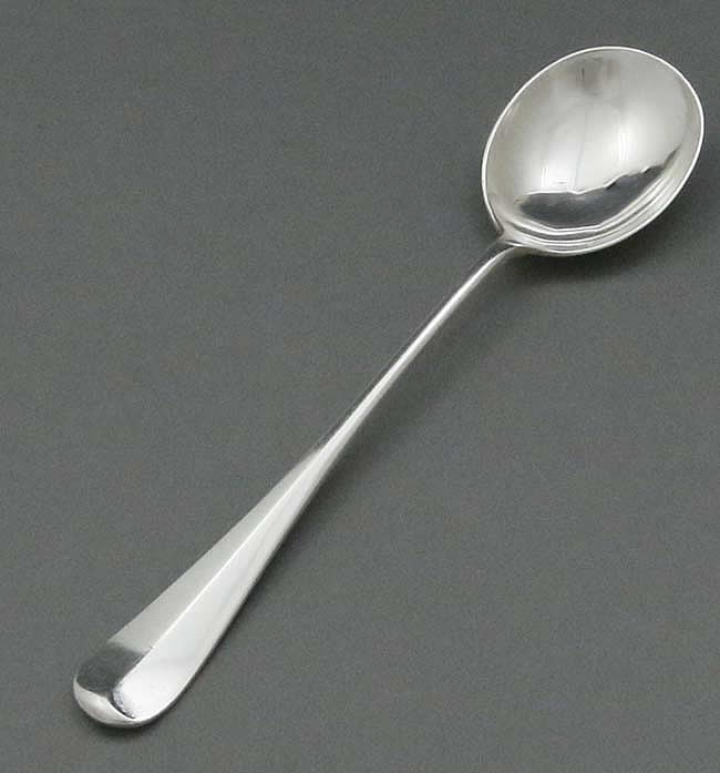 Ennglish silver gumbo spoon London 1920 Asprey 