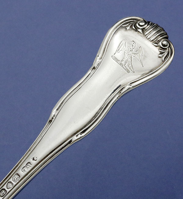 William Eley London 1832 tablespoon of six