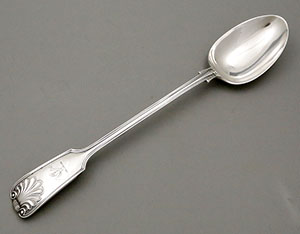 Fiddle & Shell by Georgian House Sterling Silver Place Soup Spoon 7 1/2" 