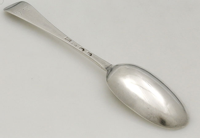 English silver tablespoon London 1739 James Wilks