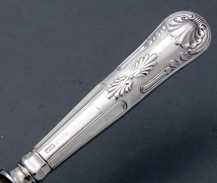 King's pattern English silver knives