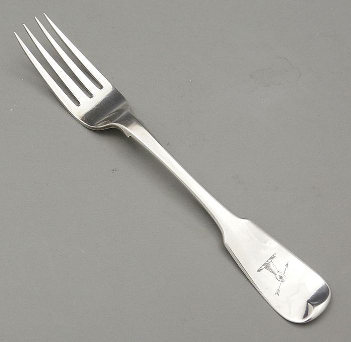 Edward Power Duyblin 1829 antique silver table forks