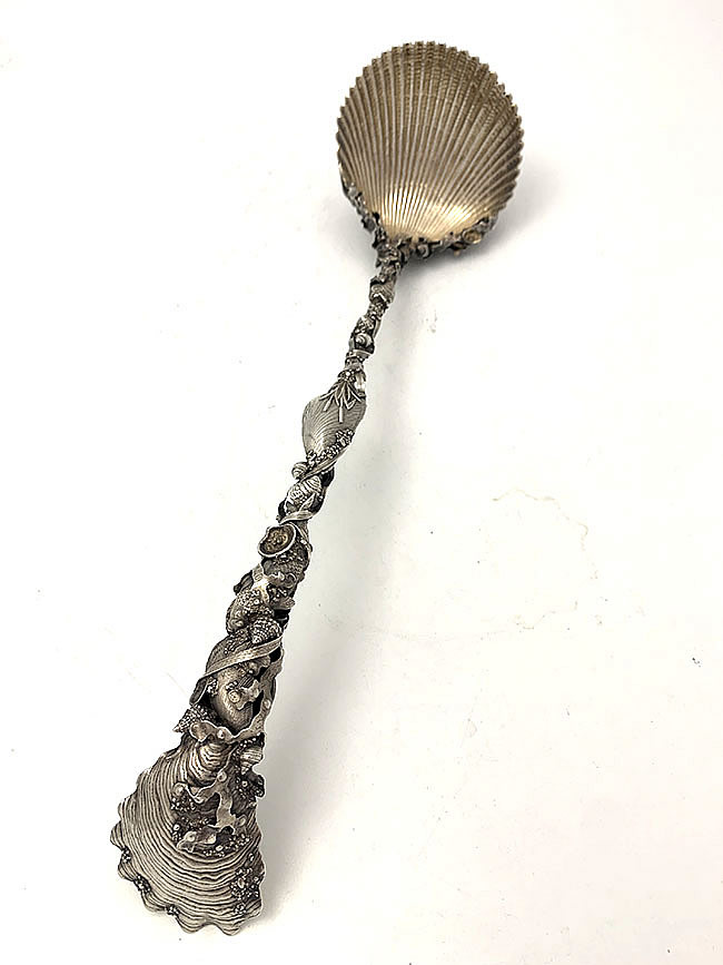 Gorham Narragansett antique sterling punch ladle