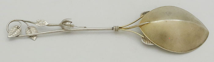 Whiting sterling silver serving spoon