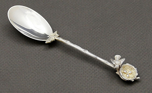 Gorham bird's nest spoon