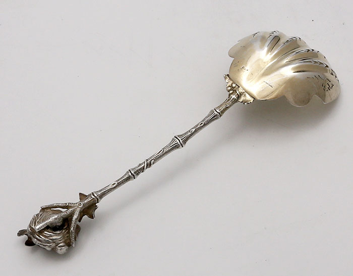 Gorham bird's nest pierced spoon