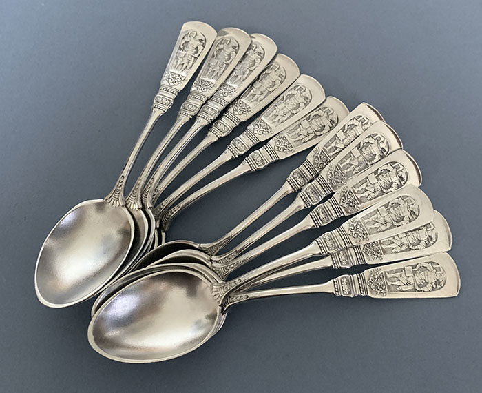 Gorham Fontainebleau demitasse spoons
