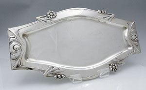 Austrian 800 silver tray