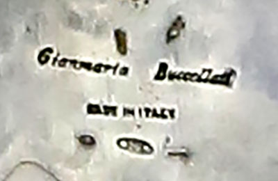 mark of Gianmaria Buccellatti sterling silver centerpiece bowl