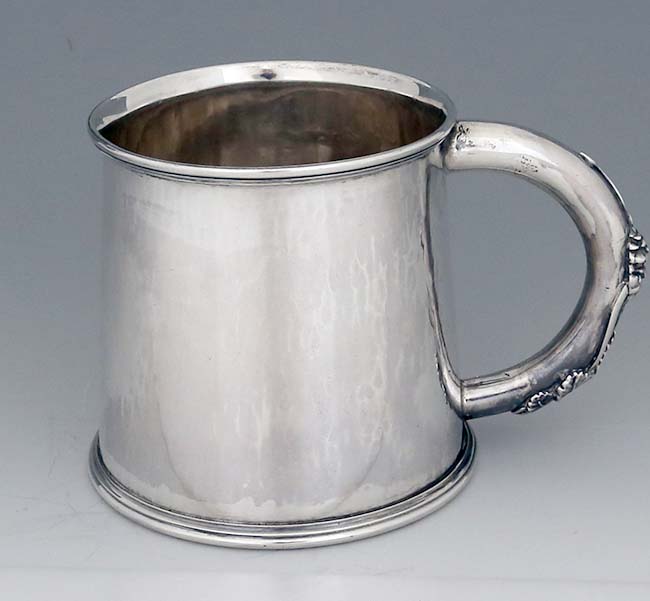Charles Boyton hammered sterling cup