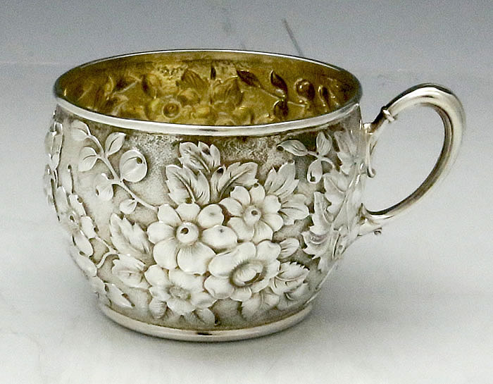 Dominick & Haff sterling repousse cup
