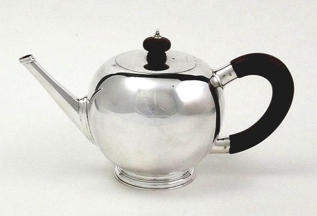 English sterling silver teapot