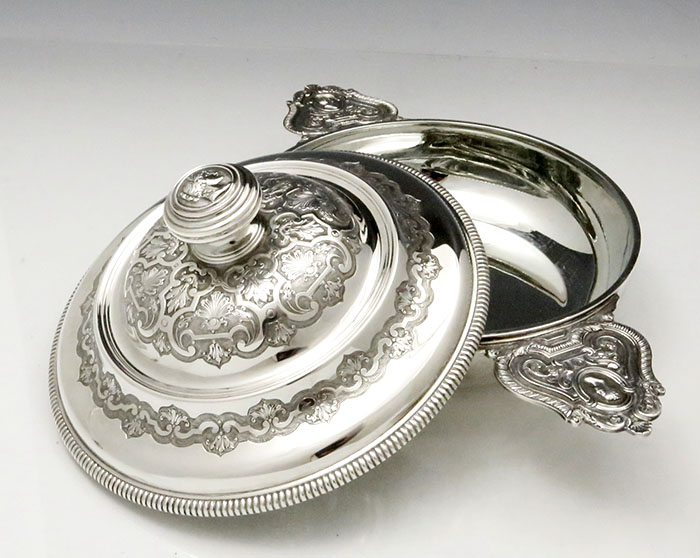 French silver ecuelle antique silver