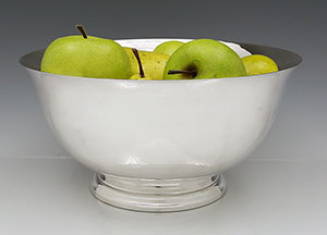 Gebelein sterling silver hand hammered bowl