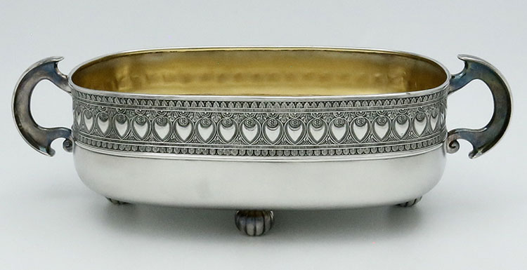 Gorham antique silver bowl with handles